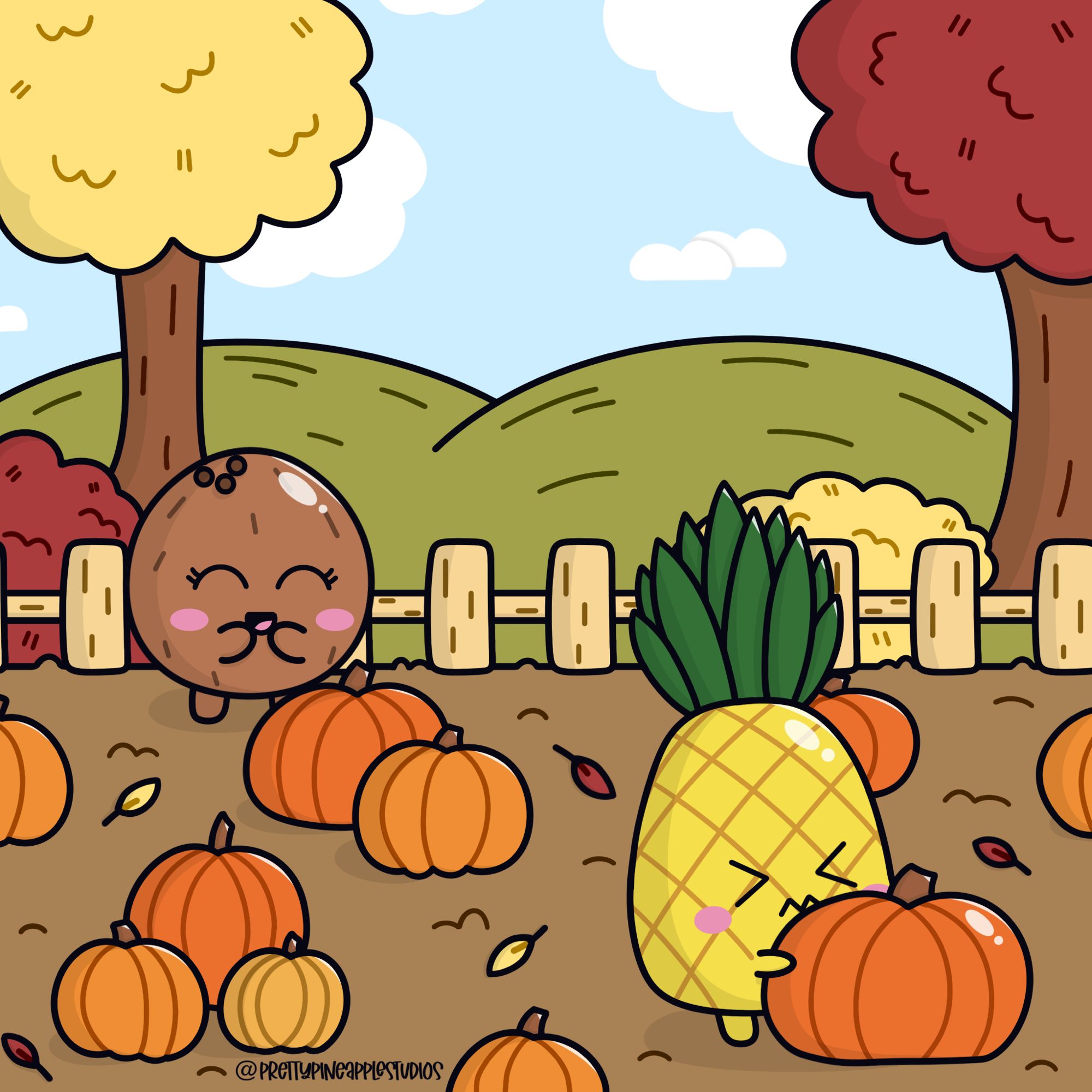 Penny at the Pumpkin Patch