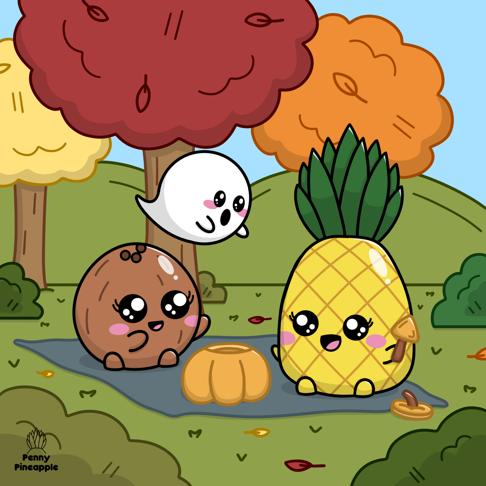 Penny Carves a Pumpkin